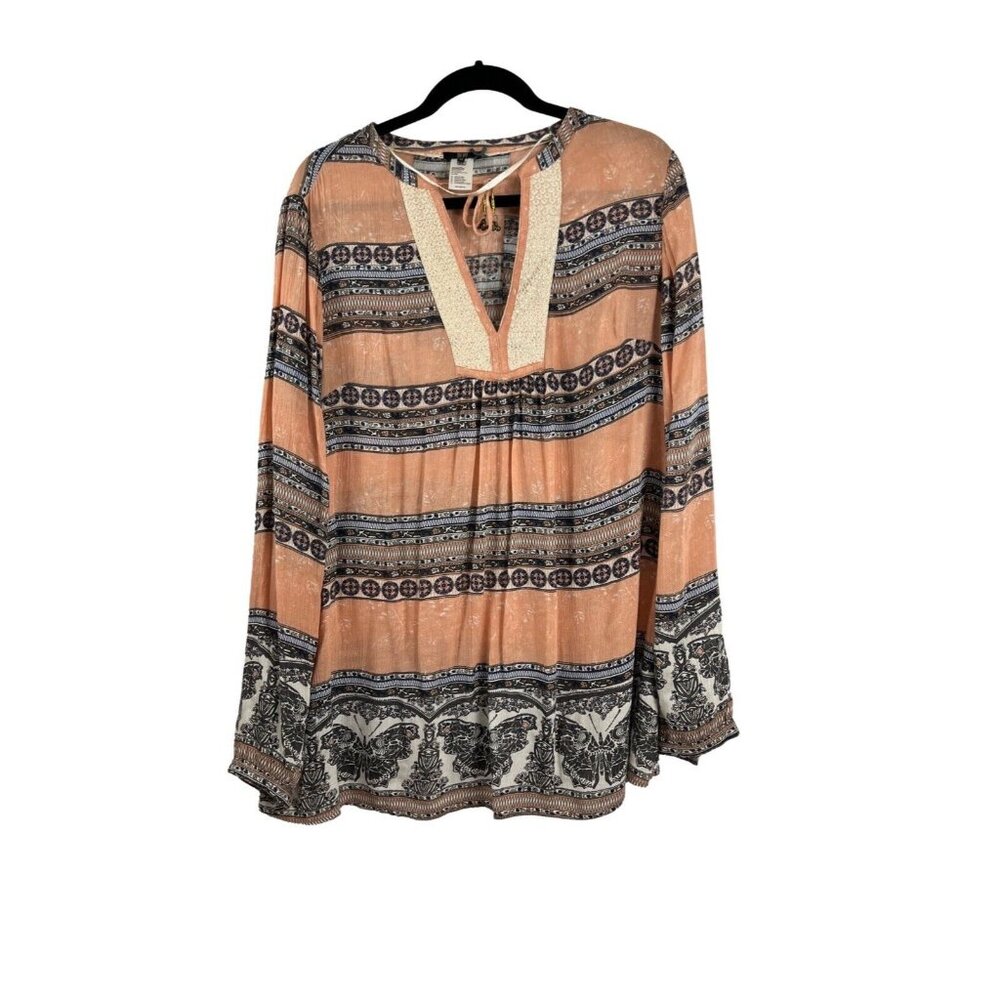 Dept Boho Peasant Blouse Women's Size M